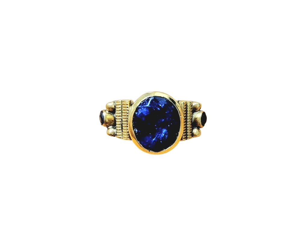Lapis Deco Ring - MINU Jewels