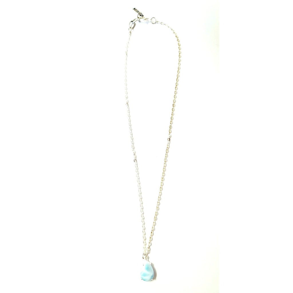 Larimar Necklace - Silver/Gold - MINU Jewels