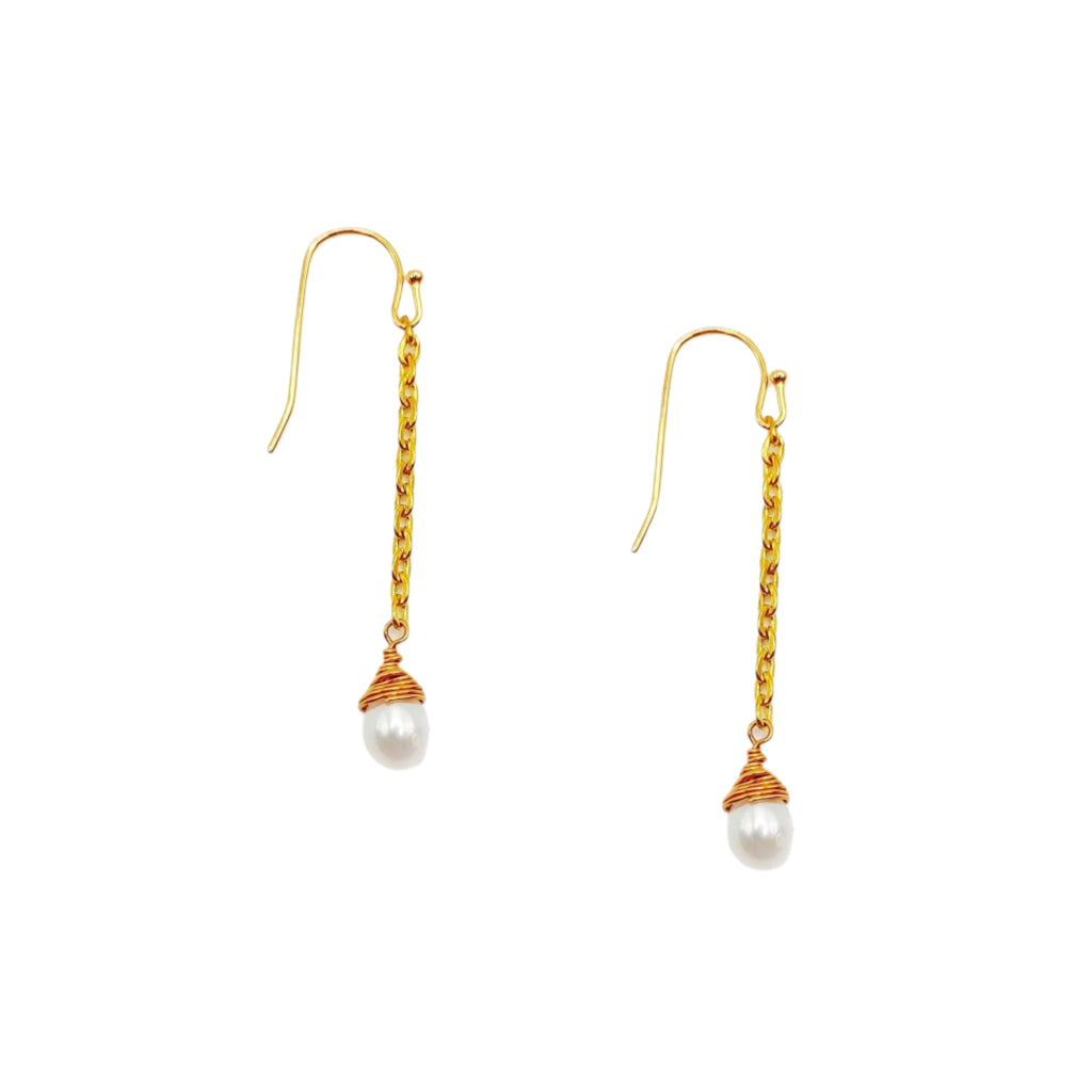 Pearl Accent Earrings - MINU Jewels