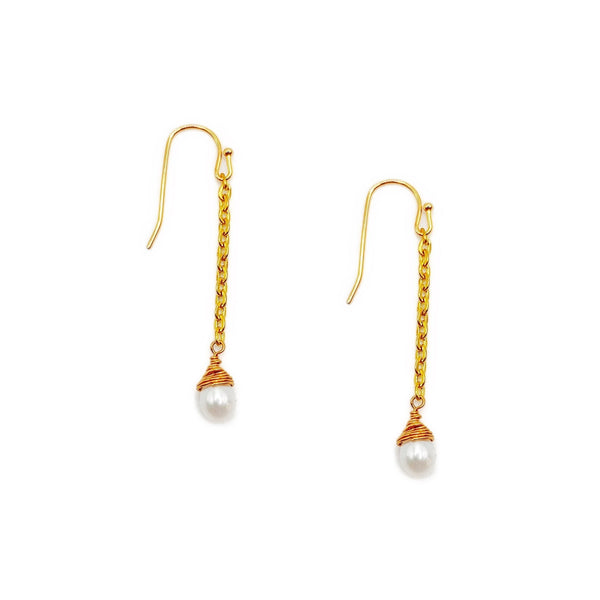 Pearl Accent Earrings - MINU Jewels