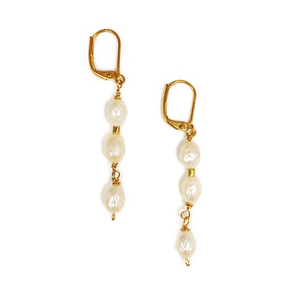 Pearl Rainfall Earrings - MINU Jewels