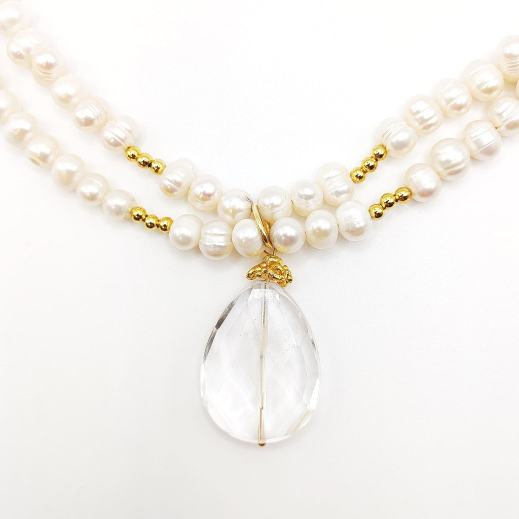 Pearl Sparkle Necklace - MINU Jewels