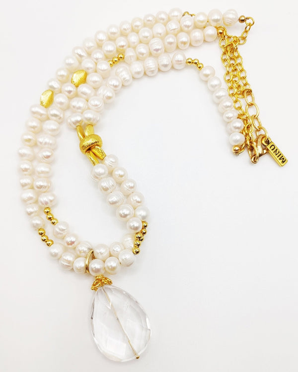 Pearl Sparkle Necklace - MINU Jewels