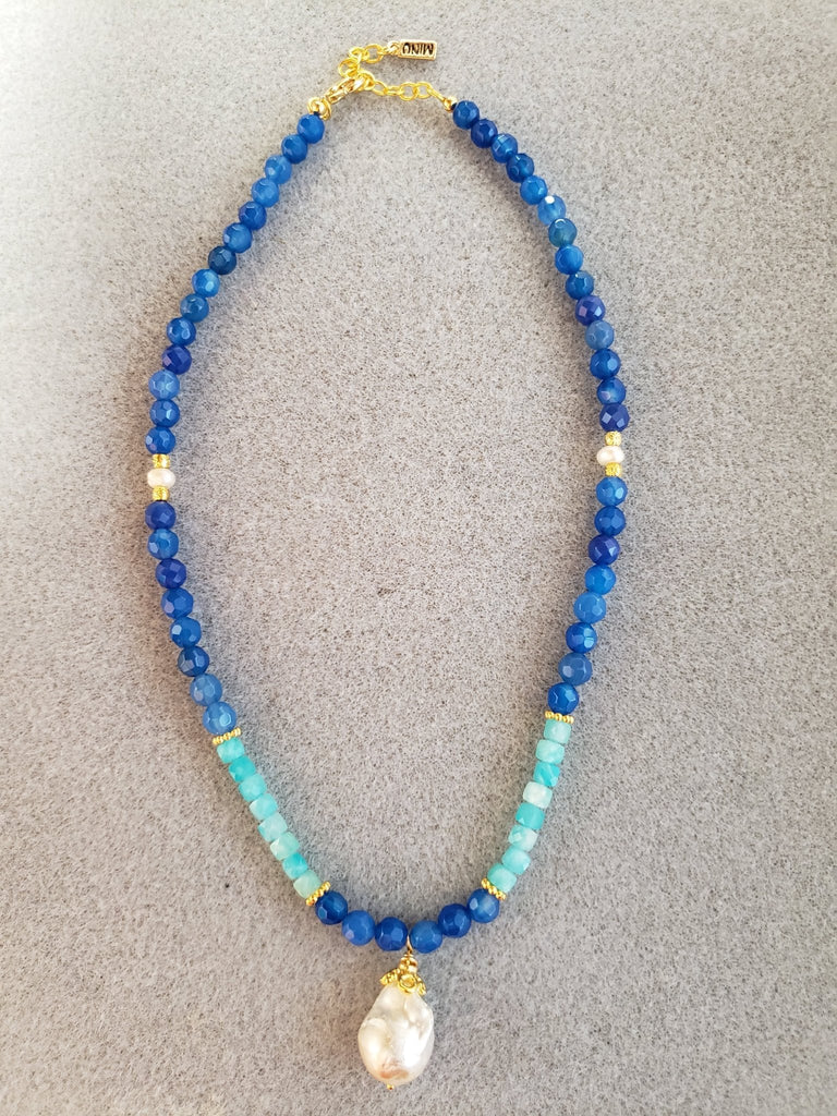 Perla Azul Necklace - MINU Jewels