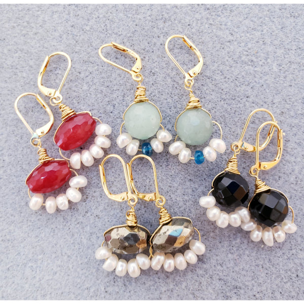 Perla Chandie Earrings - MINU Jewels
