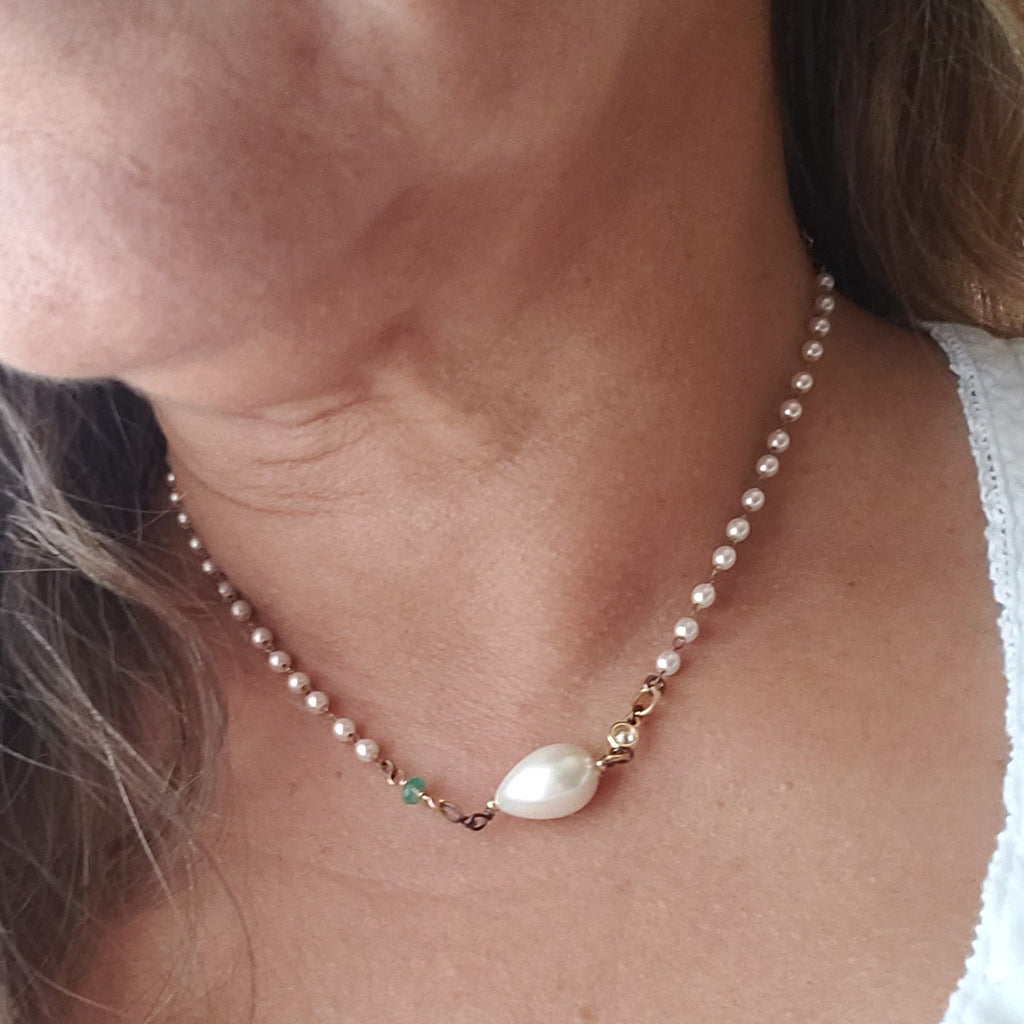 Perlia Blanca Necklace - MINU Jewels