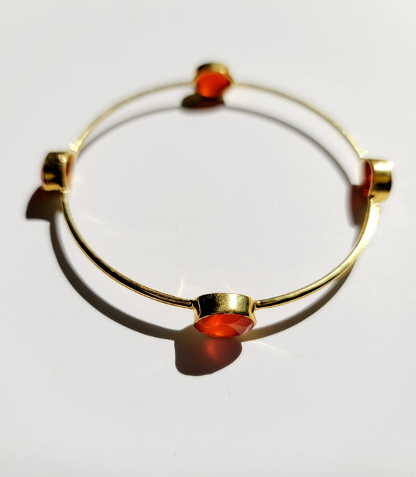 Rainbow Bangles Carnelian