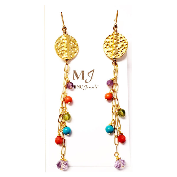Rainbow Moon Earrings - MINU Jewels