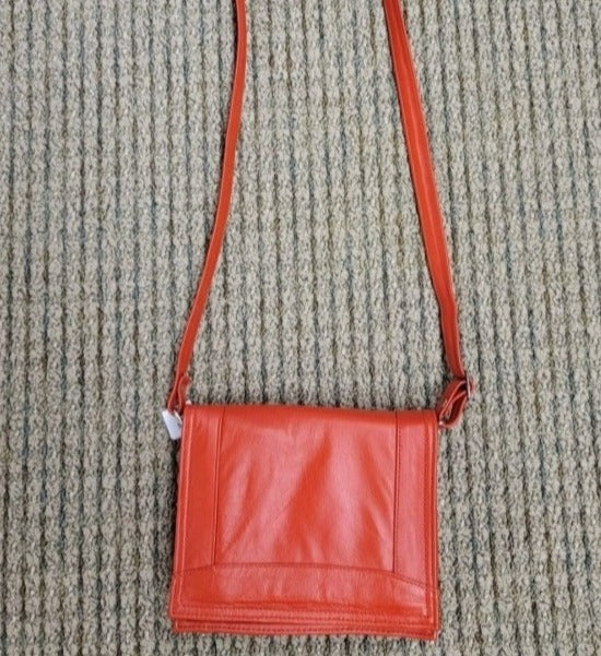 Red Leather Handbag - MINU Jewels
