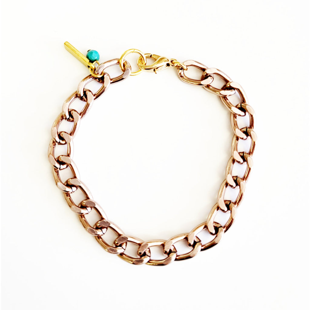 Rose Gold Chain Bracelet - MINU Jewels