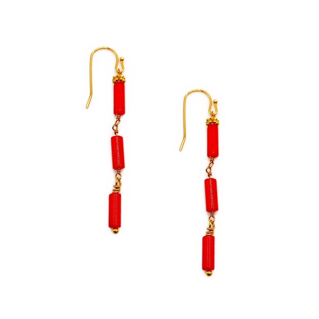 Rouge Accent Earrings - MINU Jewels