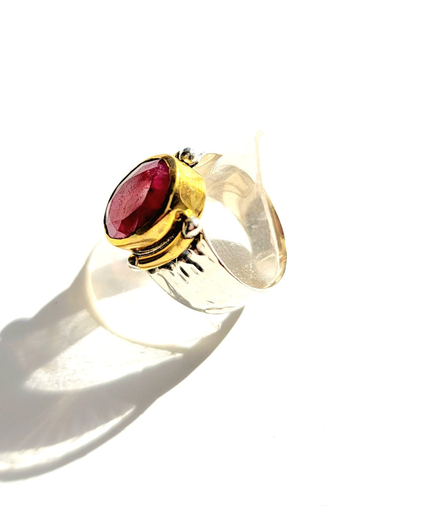 Ruby Deco Ring - MINU Jewels