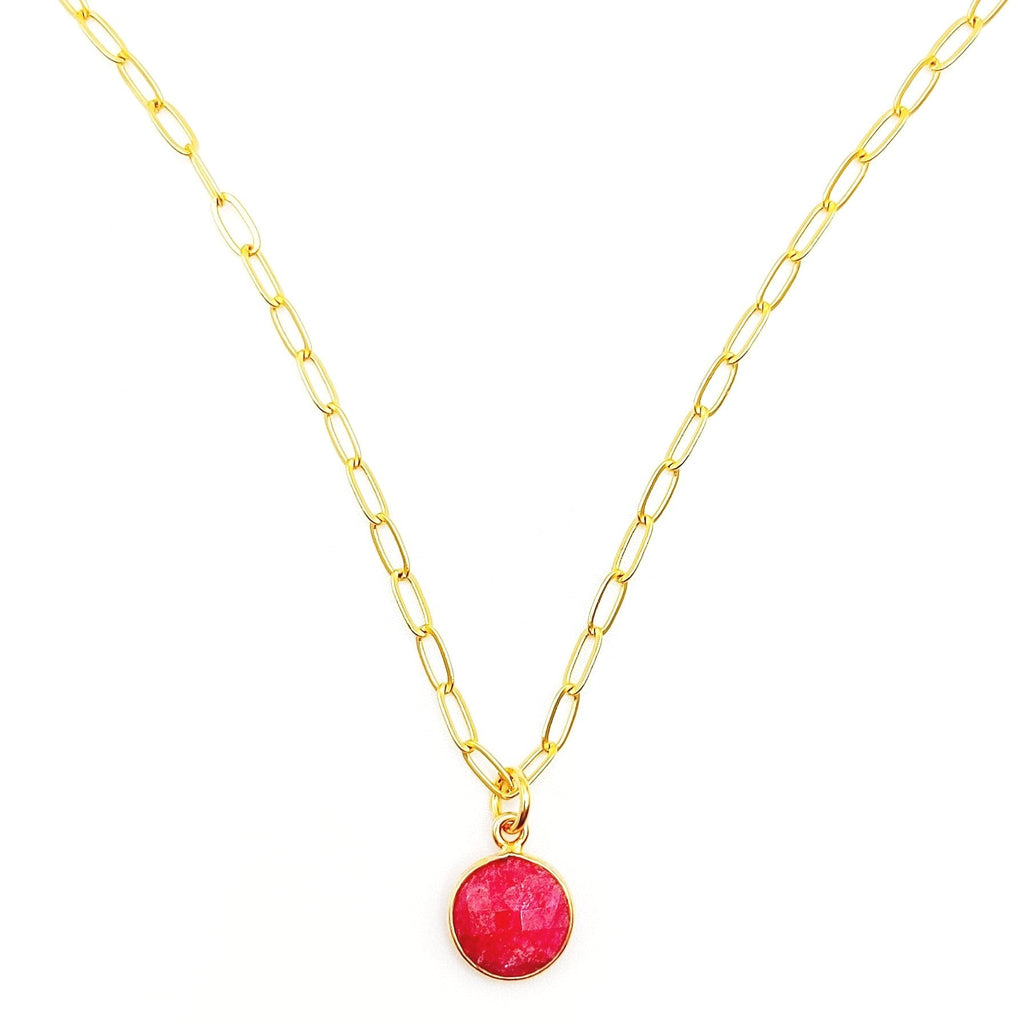 Ruby Wink Necklace - MINU Jewels