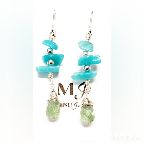 Sea Blue Earrings - MINU Jewels