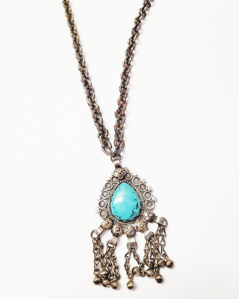 Silver Drop Necklace LG - MINU Jewels
