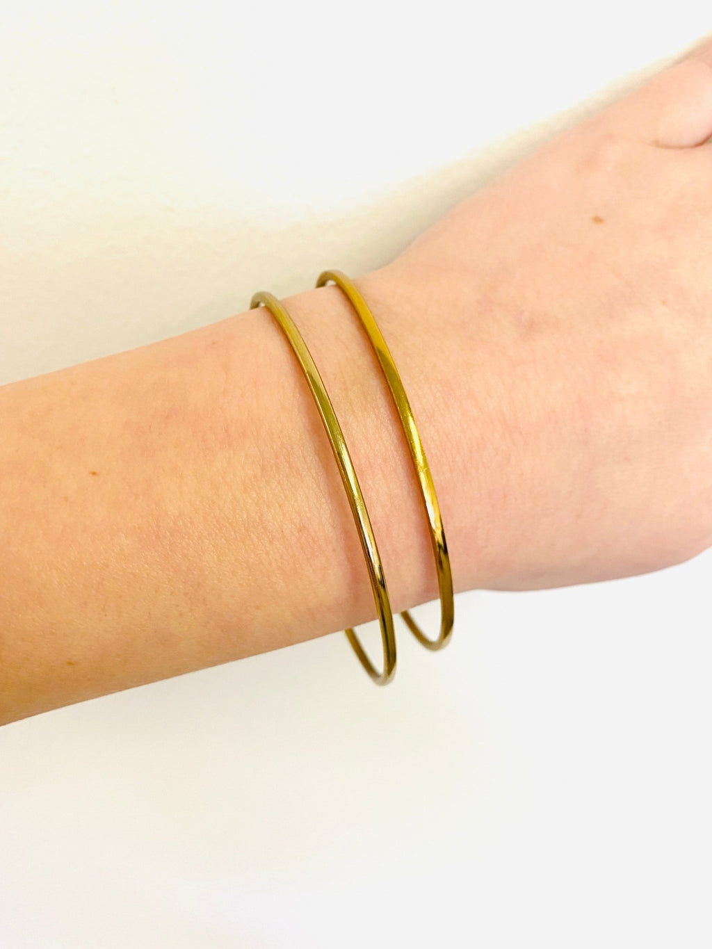 Simple Brass Bangles - MINU Jewels