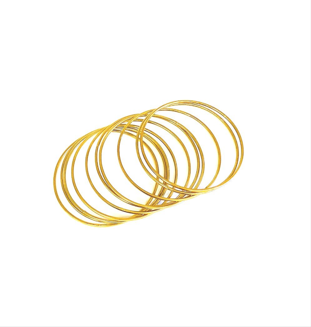 Simple Brass Bangles - MINU Jewels