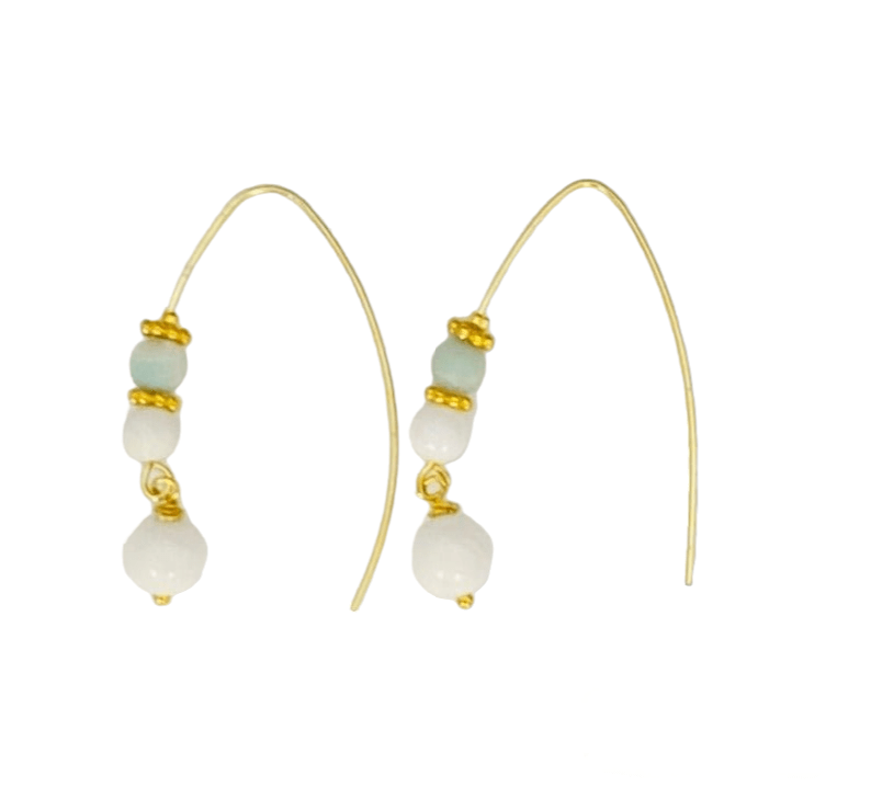 Snowy Slider Hoops - MINU Jewels