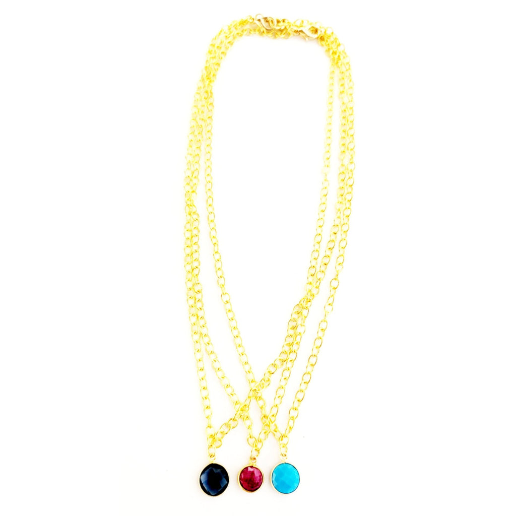 Stone Drop Necklace - MINU Jewels