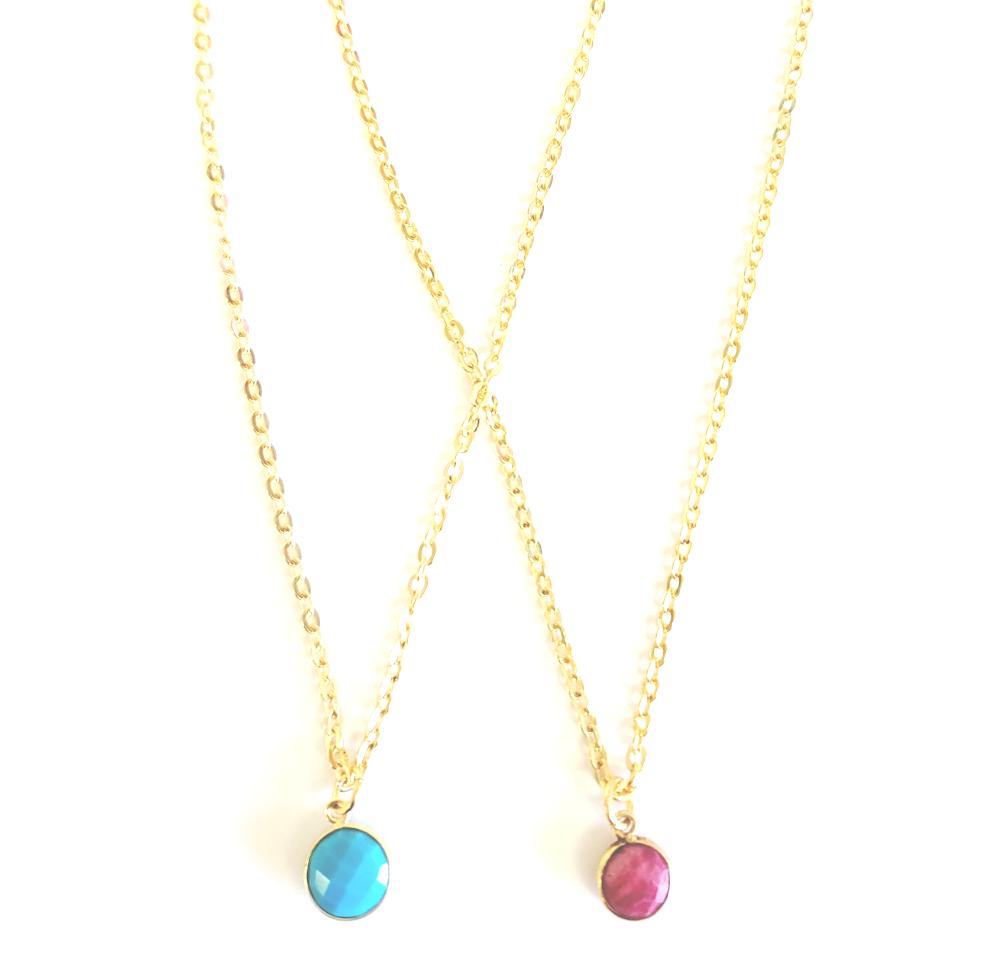 Stone Drop Necklace - MINU Jewels