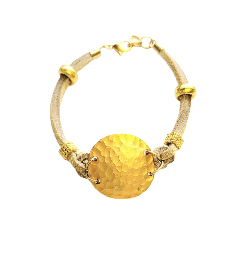 Suede Disc Bracelet - MINU Jewels