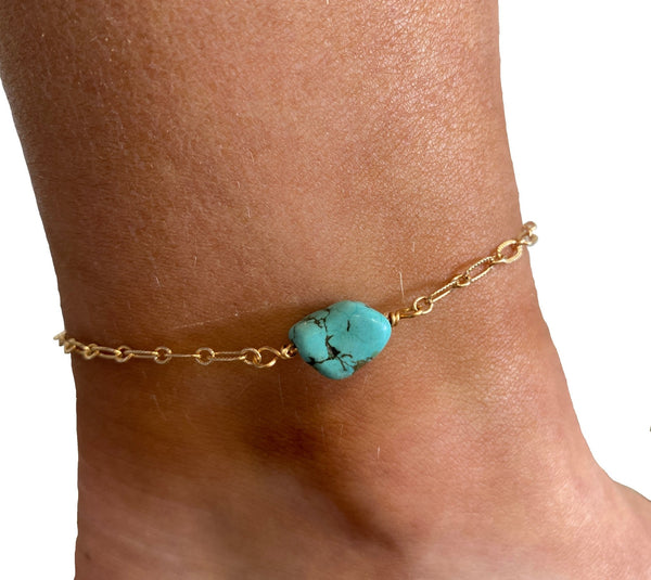 Turquoise Anklet - MINU Jewels