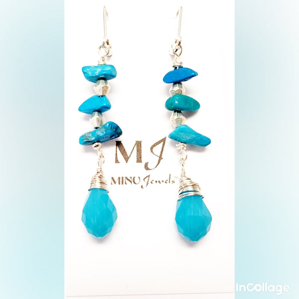 Turquoise Beach Earrings - MINU Jewels