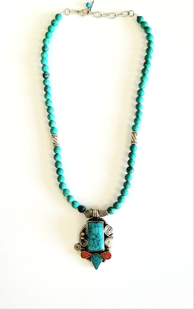 Turquoise Bedouin Necklace - MINU Jewels