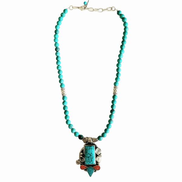 Turquoise Bedouin Necklace - MINU Jewels
