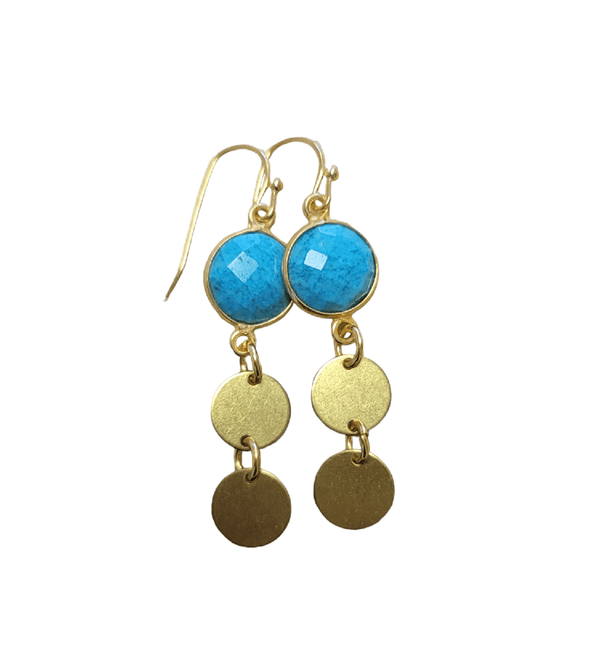 Turquoise Boho Earrings - MINU Jewels