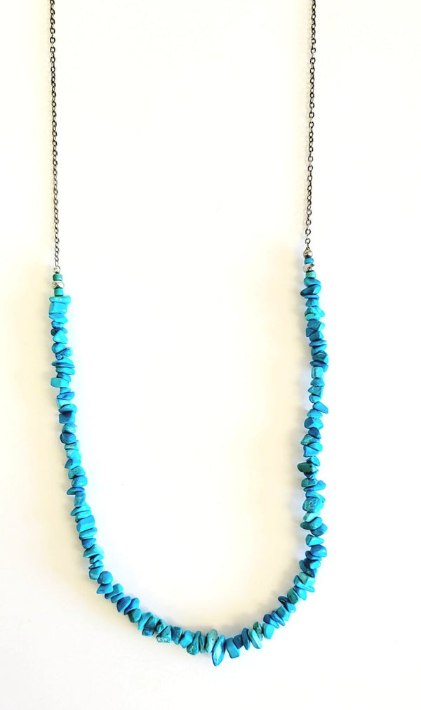 Turquoise Chip Necklace - MINU Jewels
