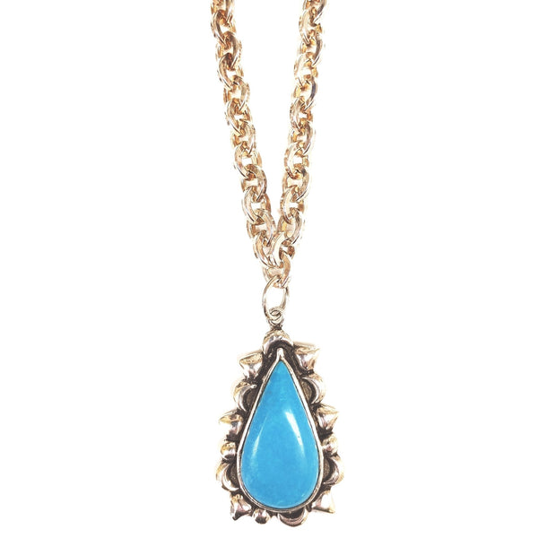 Turquoise Raindrop Necklace - MINU Jewels