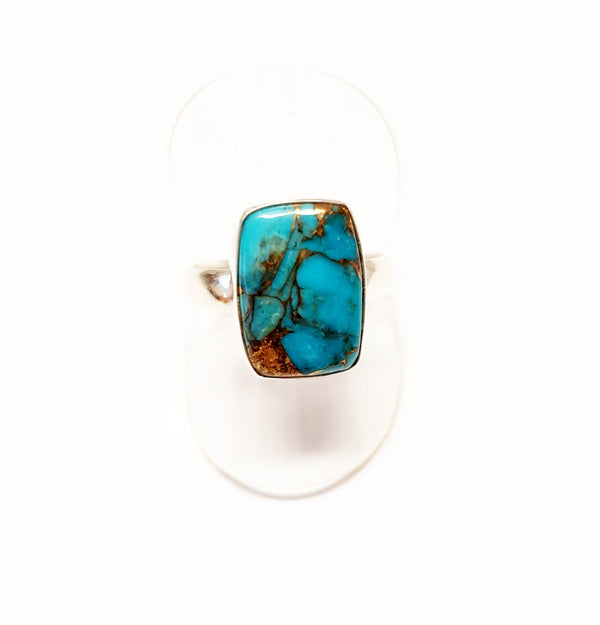 Turquoise Rectangle Ring - MINU Jewels