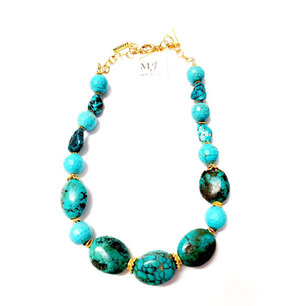Turquoise Sun Necklace - MINU Jewels