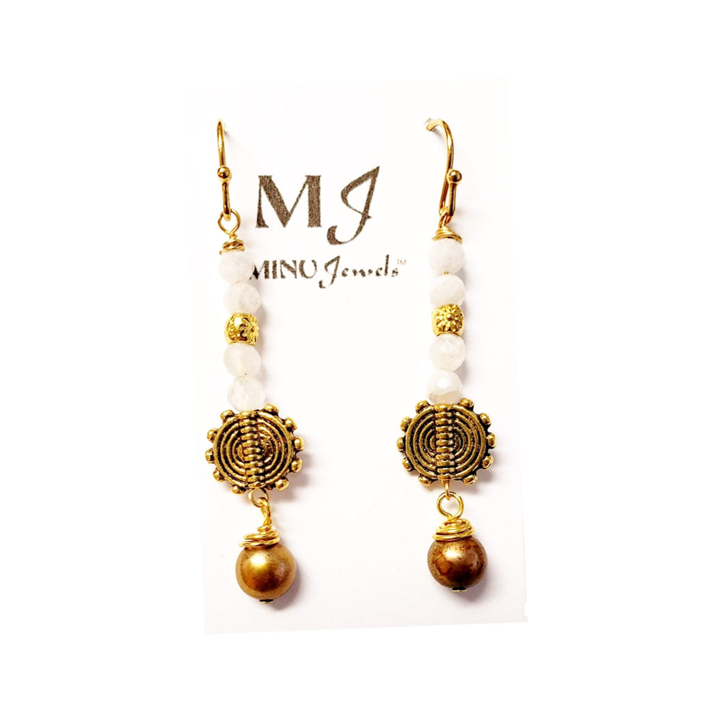 White Sun Earrings - MINU Jewels