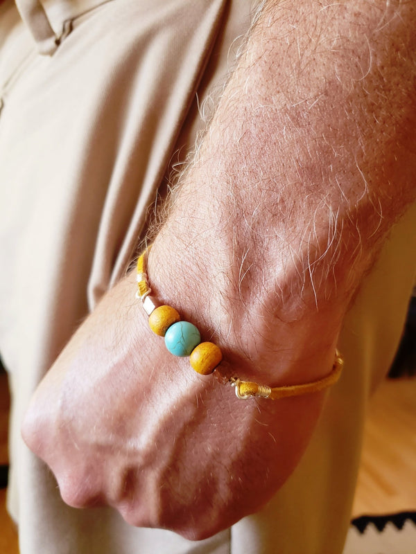 Yellow Bracelet For Men - MINU Jewels